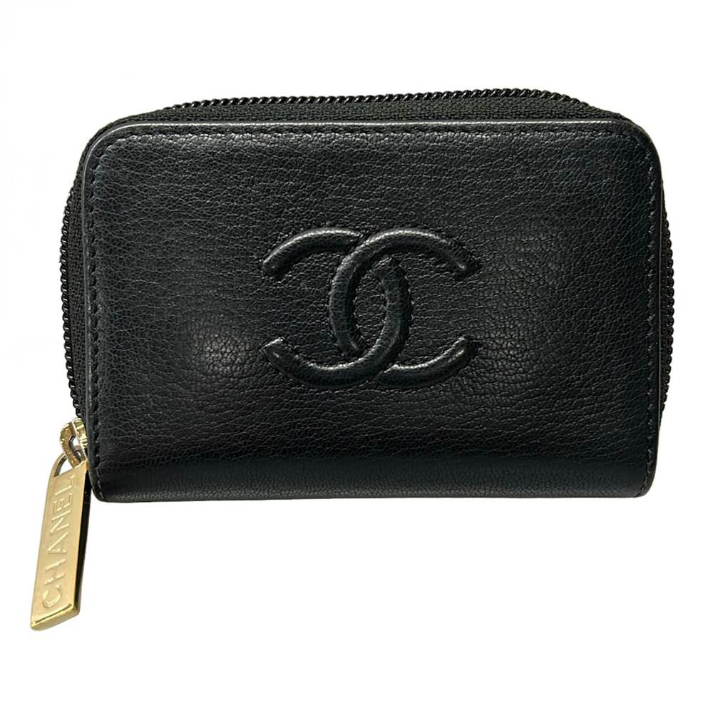 Chanel Coin Case Black Gold